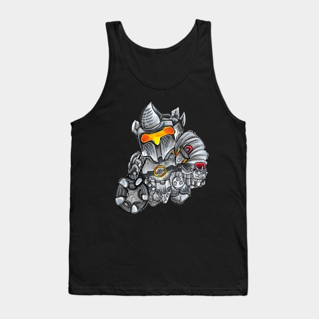 reinhardt overwatch chibi Tank Top by Geeky Gimmicks